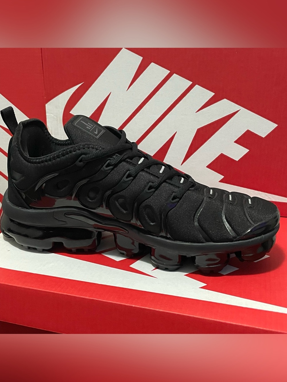 Nike Men's All-Black VaporMax Plus Sneakers